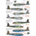 Decalcomania de Havilland Mosquito T.Mk.III, B.Mk.IV, FB.Mk.VI, (7) Mosquito T.Mk.III TV970 FK-V20 Sqn RA Wittering 1946 - T.3 V