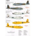 Decalcomania de Havilland Mosquito T.Mk.III, B.Mk.IV, FB.Mk.VI, (7) Mosquito T.Mk.III TV970 FK-V20 Sqn RA Wittering 1946 - T.3 V