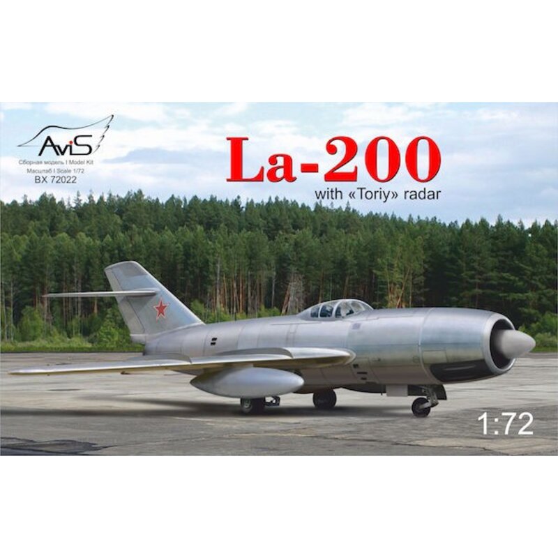 Lavochkin La-200 con il radar Toriy