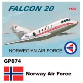 Dassault-Mystere Falcon 20 decalcomanie della Norvegia Air Force