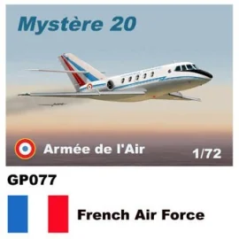 Dassault-Mystere Falcon 20 Stickers Armée de l'Air francese Air Force