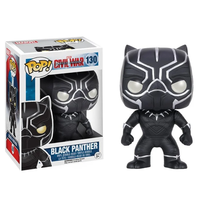 Captain America Civil War POP! Vinyl Bobble-Head Black Panther 10 cm