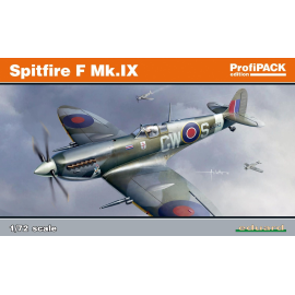 Kit modello strumento Supermarine Spitfire F Mk.IX Eduard realizzato nel 2016, decalcomanie stampati da Eduard, PE e la maschera