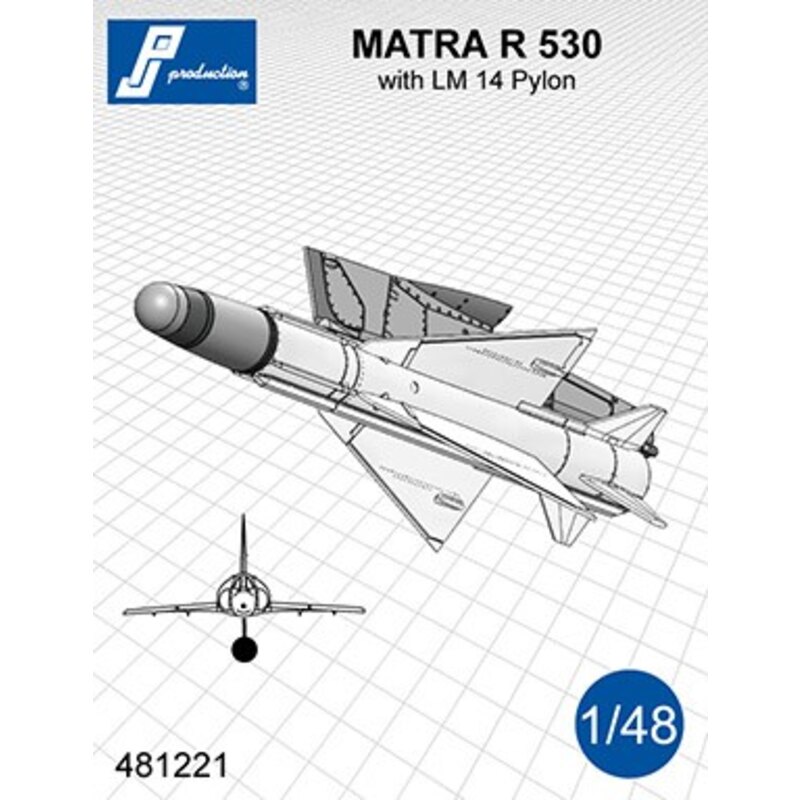 MATRA R 530 con LM 14 pilone. Set di 1 missile progettato per essere utilizzato con Mirage III / 5