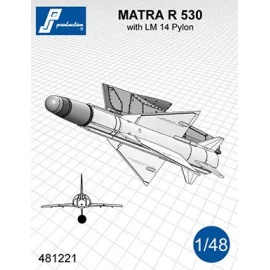 MATRA R 530 con LM 14 pilone. Set di 1 missile progettato per essere utilizzato con Mirage III / 5